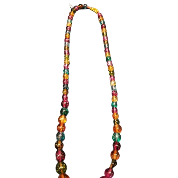 Beautiful Multicolor Bead Necklace - Picture 4 of 5